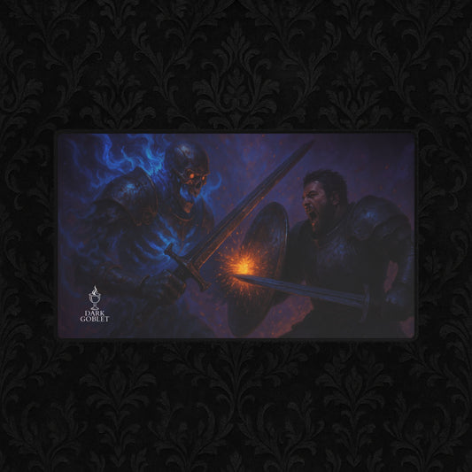 The Tank Fantasy Desk Mat — RPG Battle Art Mouse Pad Male