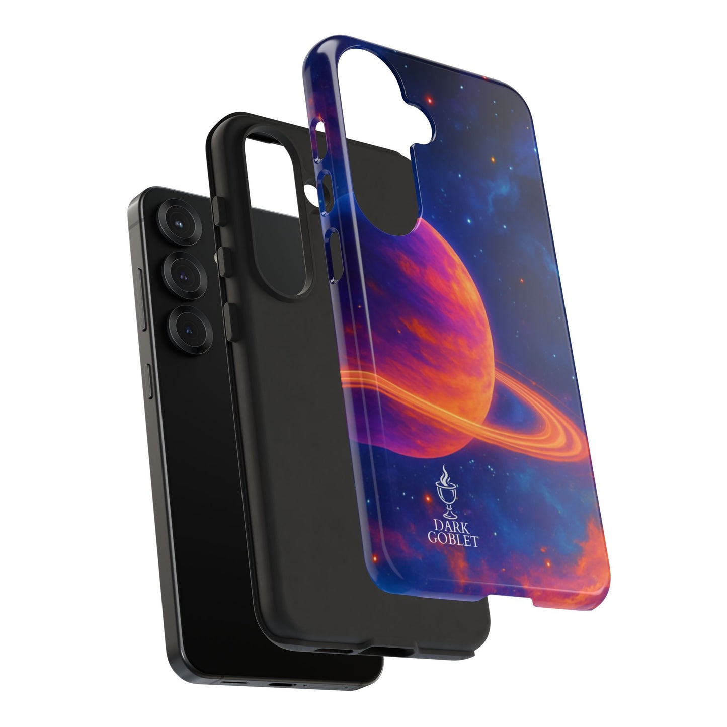 Galaxy Planet Nebula Tough Phone Case — Vibrant Saturn Like Design Tough Case