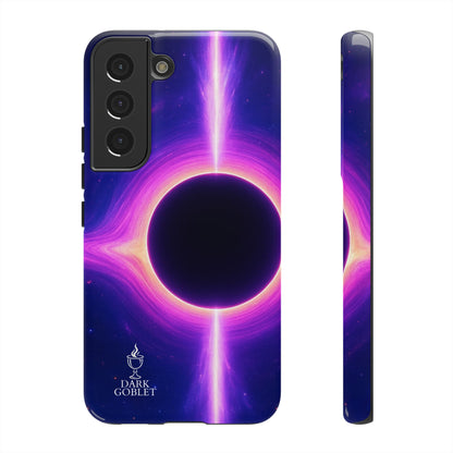 Galaxy Black Hole Tough Phone Case — Neon Space Black Hole Design