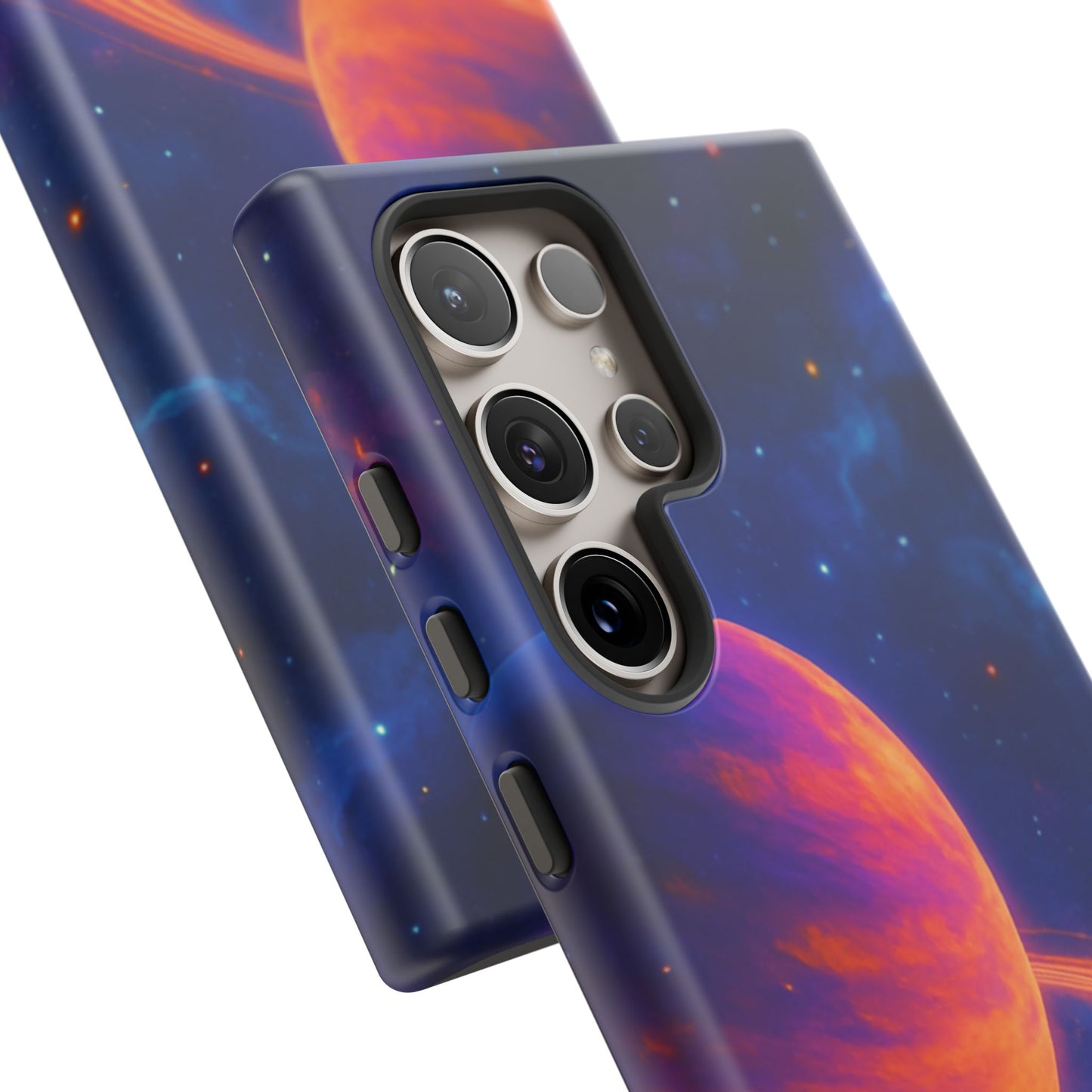 Galaxy Planet Nebula Tough Phone Case — Vibrant Saturn Like Design Tough Case