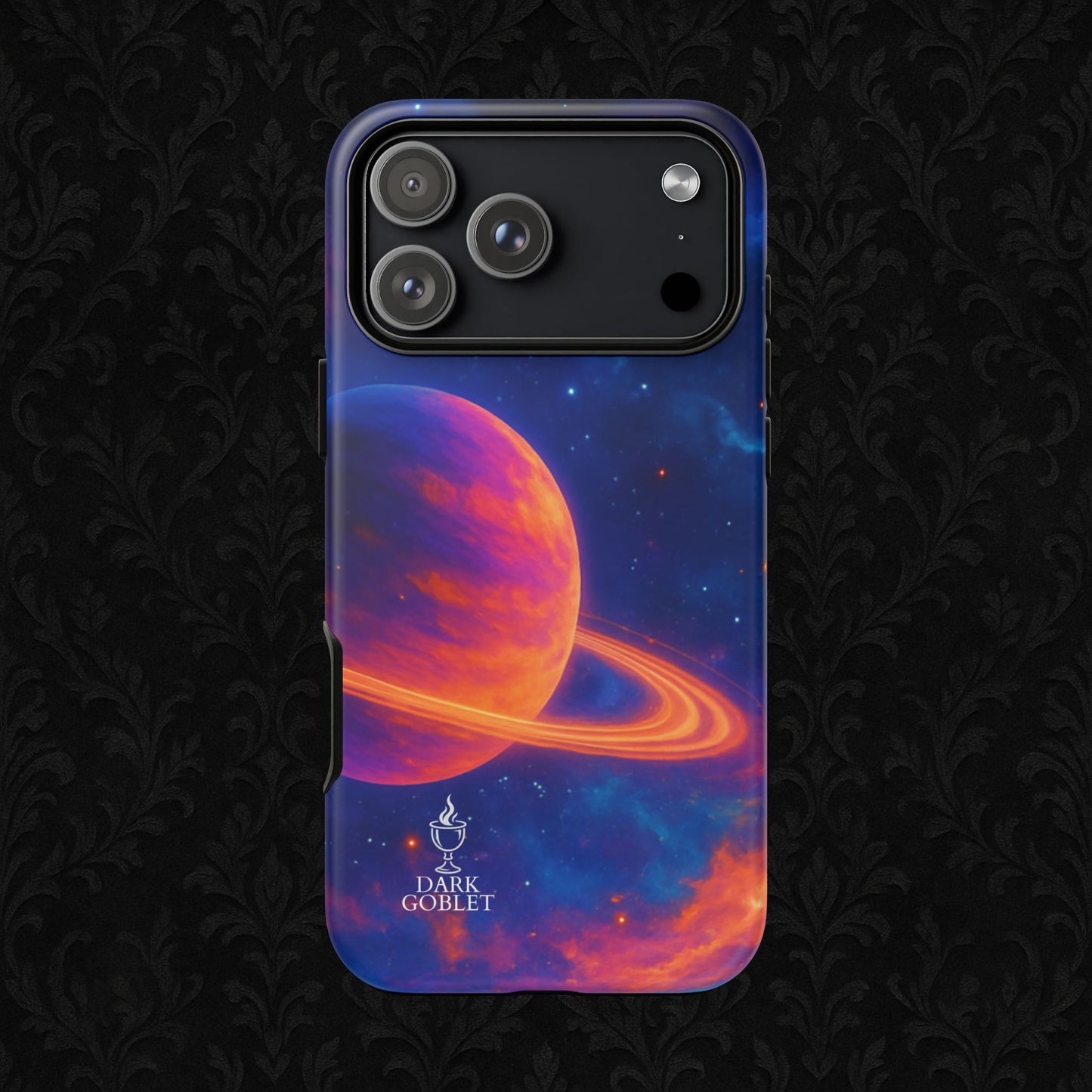 Galaxy Planet Nebula Tough Phone Case — Vibrant Saturn Like Design Tough Case