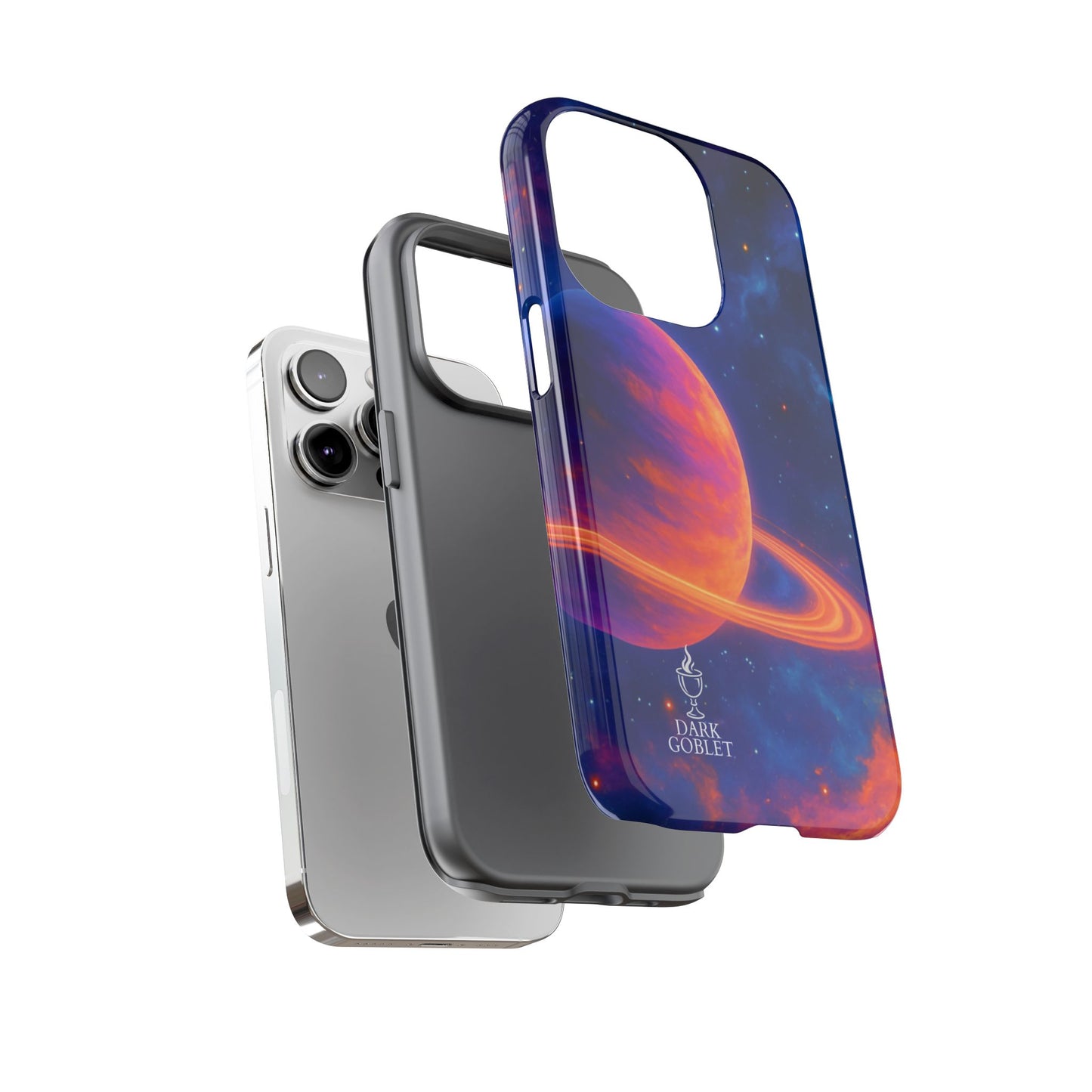 Galaxy Planet Nebula Tough Phone Case — Vibrant Saturn Like Design Tough Case