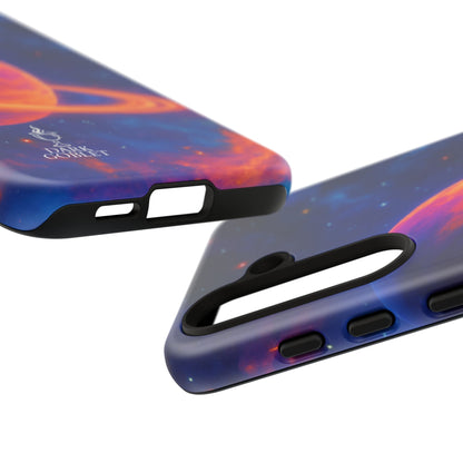 Galaxy Planet Nebula Tough Phone Case — Vibrant Saturn Like Design Tough Case