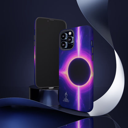 Galaxy Black Hole Tough Phone Case — Neon Space Black Hole Design