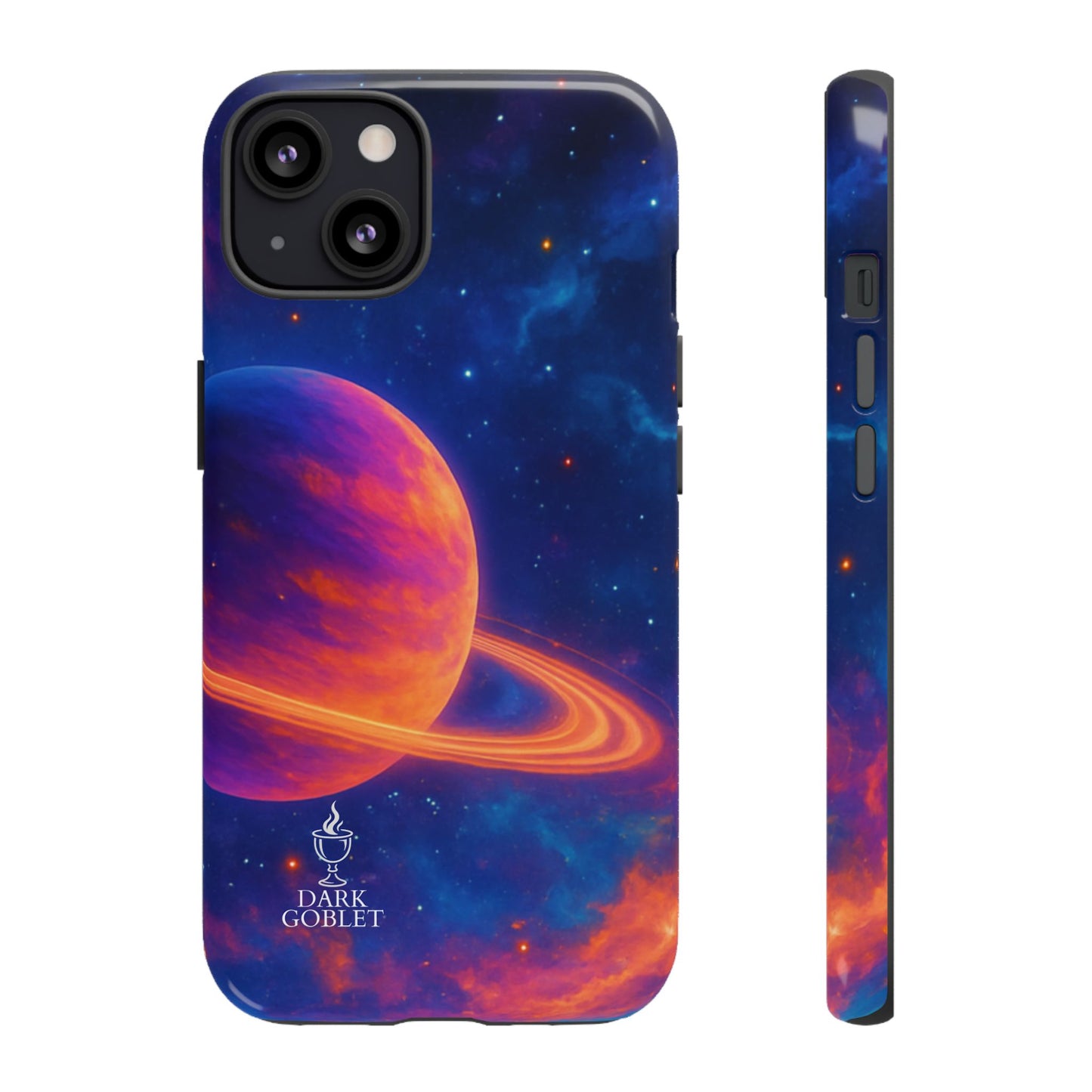 Galaxy Planet Nebula Tough Phone Case — Vibrant Saturn Like Design Tough Case