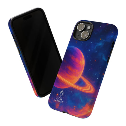 Galaxy Planet Nebula Tough Phone Case — Vibrant Saturn Like Design Tough Case