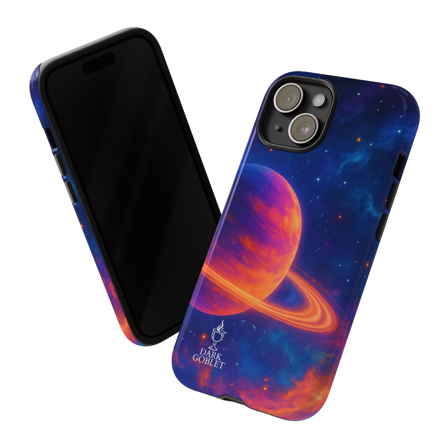 Galaxy Planet Nebula Tough Phone Case — Vibrant Saturn Like Design Tough Case