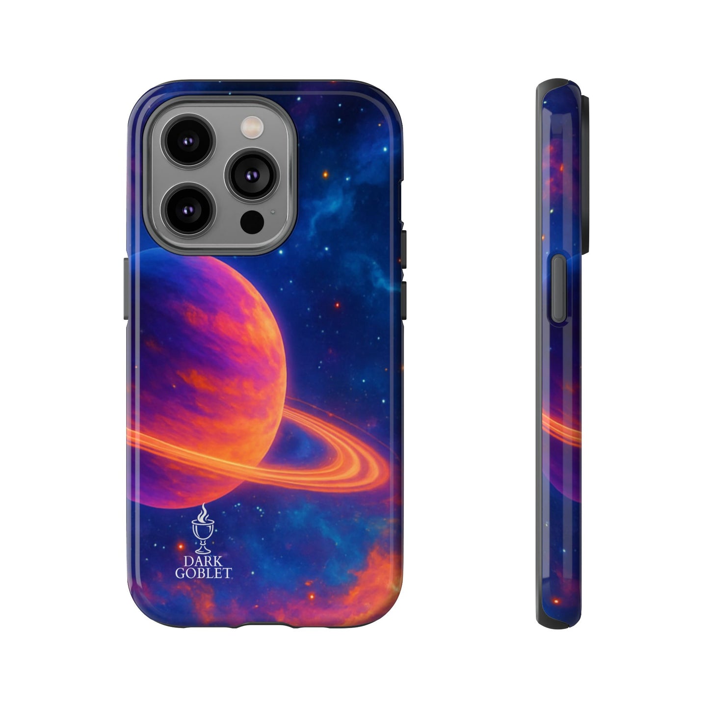Galaxy Planet Nebula Tough Phone Case — Vibrant Saturn Like Design Tough Case