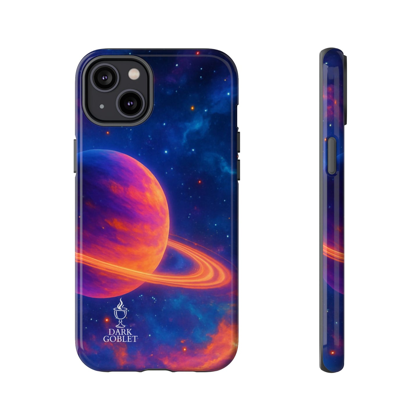 Galaxy Planet Nebula Tough Phone Case — Vibrant Saturn Like Design Tough Case