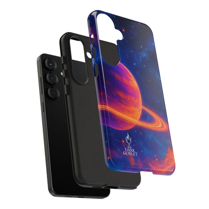 Galaxy Planet Nebula Tough Phone Case — Vibrant Saturn Like Design Tough Case