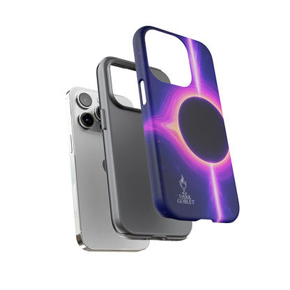 Galaxy Black Hole Tough Phone Case — Neon Space Black Hole Design
