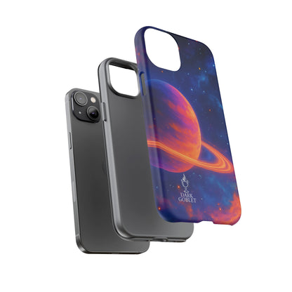 Galaxy Planet Nebula Tough Phone Case — Vibrant Saturn Like Design Tough Case