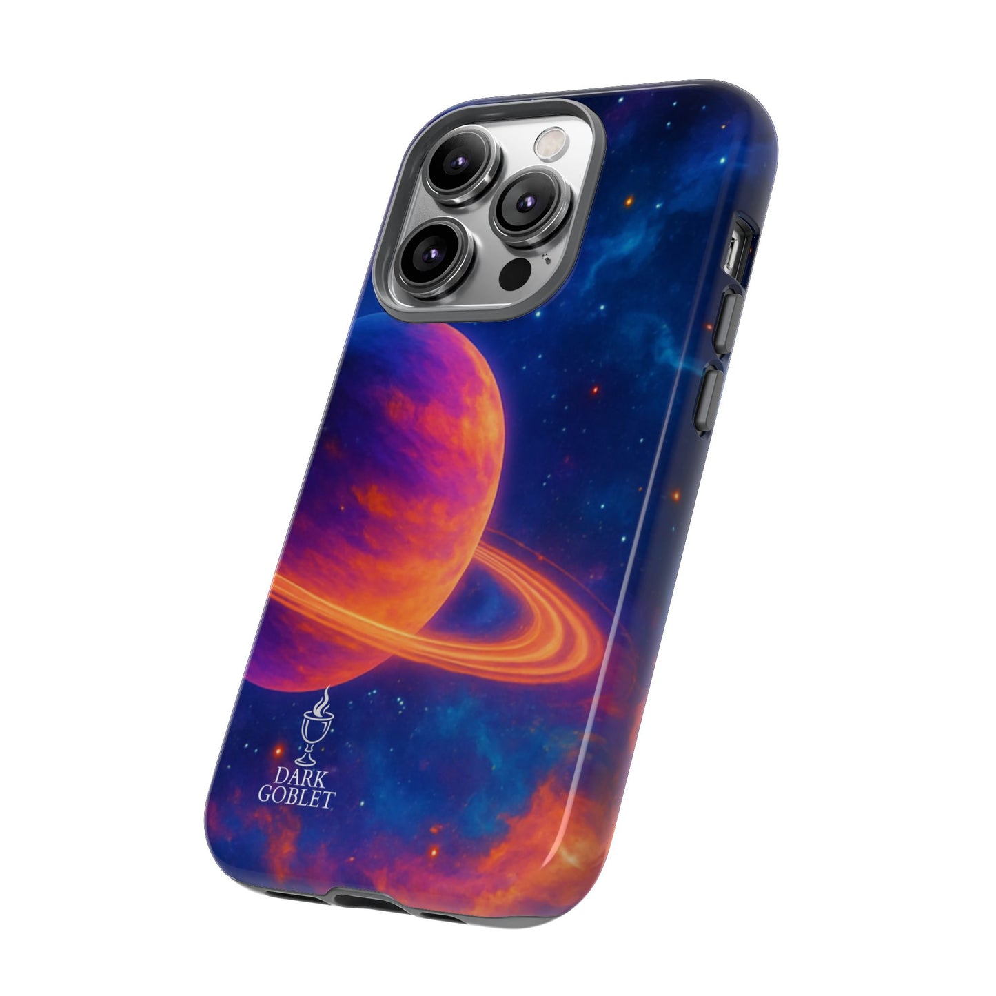 Galaxy Planet Nebula Tough Phone Case — Vibrant Saturn Like Design Tough Case