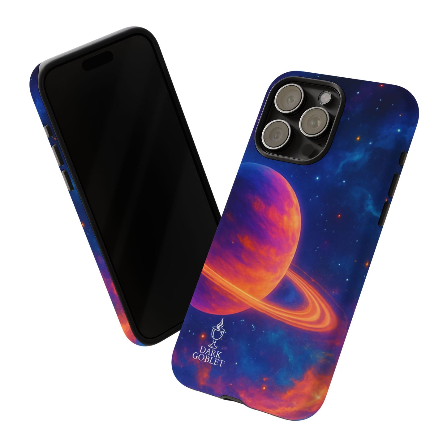 Galaxy Planet Nebula Tough Phone Case — Vibrant Saturn Like Design Tough Case