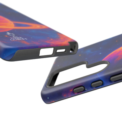 Galaxy Planet Nebula Tough Phone Case — Vibrant Saturn Like Design Tough Case