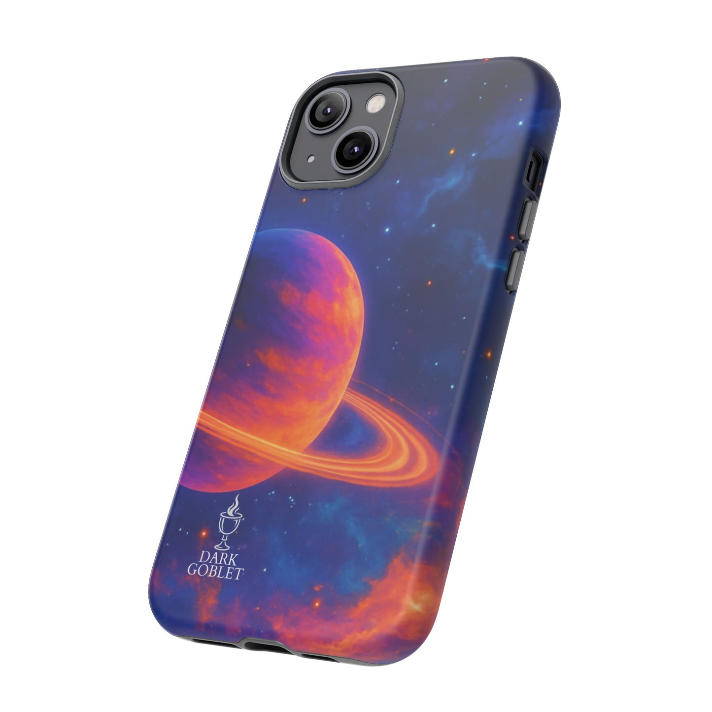 Galaxy Planet Nebula Tough Phone Case — Vibrant Saturn Like Design Tough Case