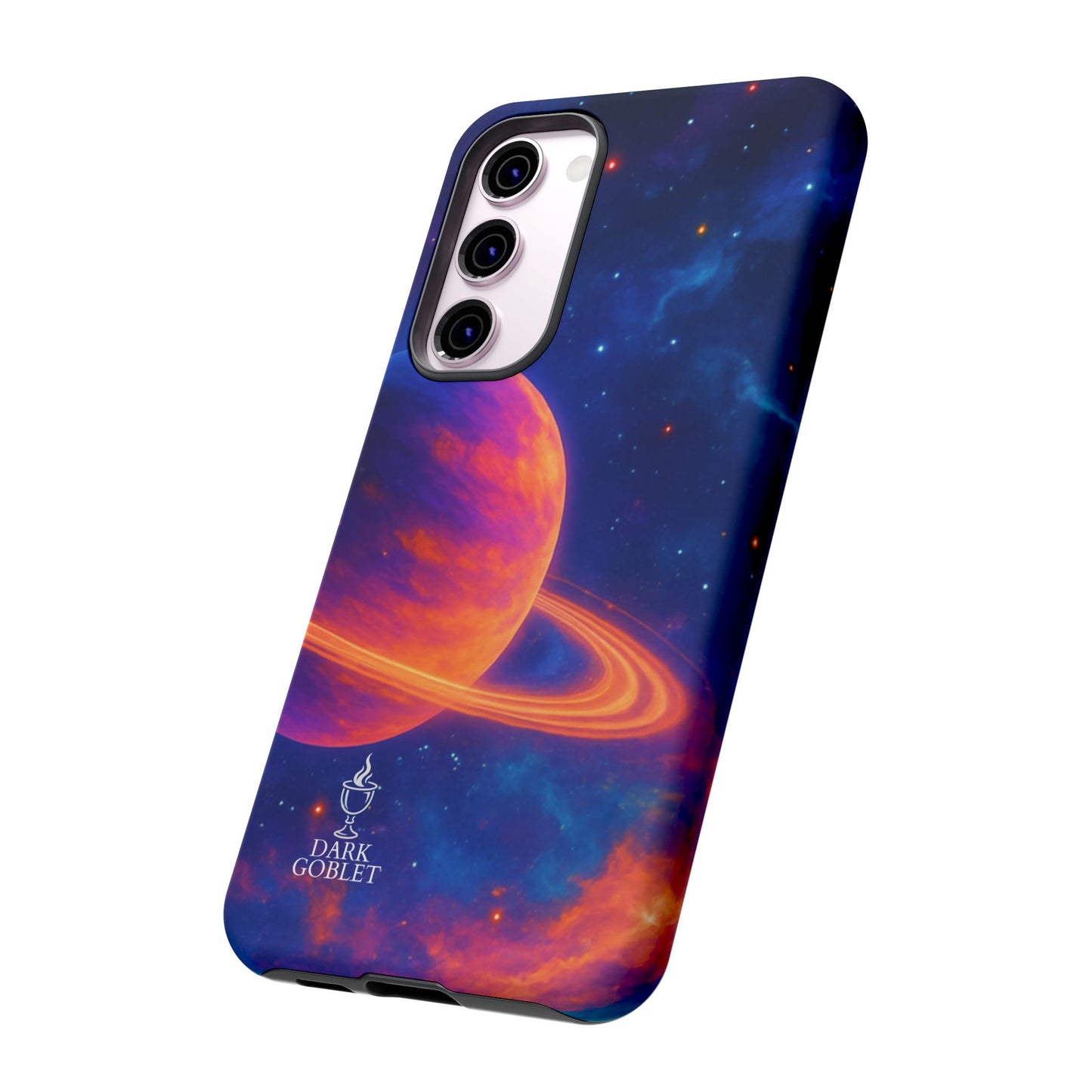 Galaxy Planet Nebula Tough Phone Case — Vibrant Saturn Like Design Tough Case