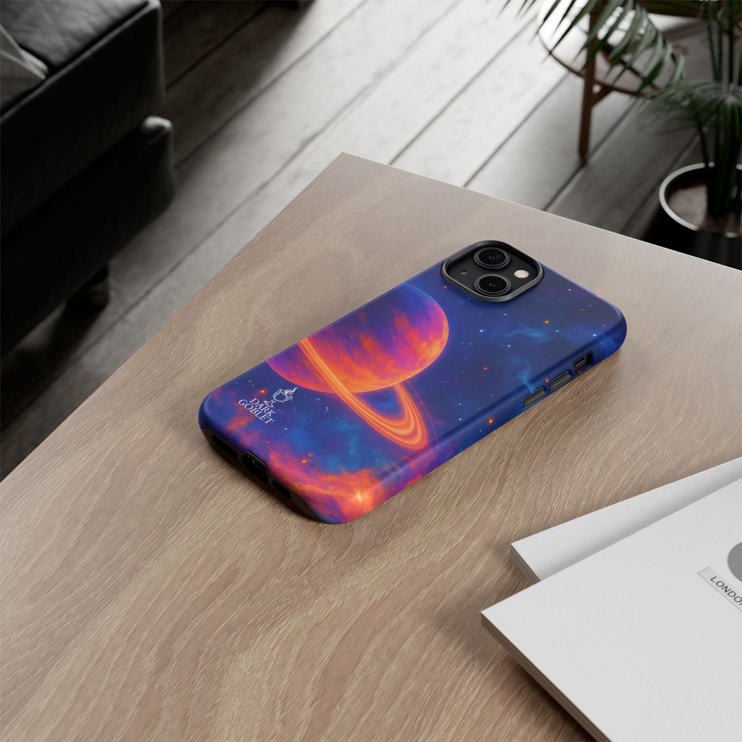 Galaxy Planet Nebula Tough Phone Case — Vibrant Saturn Like Design Tough Case