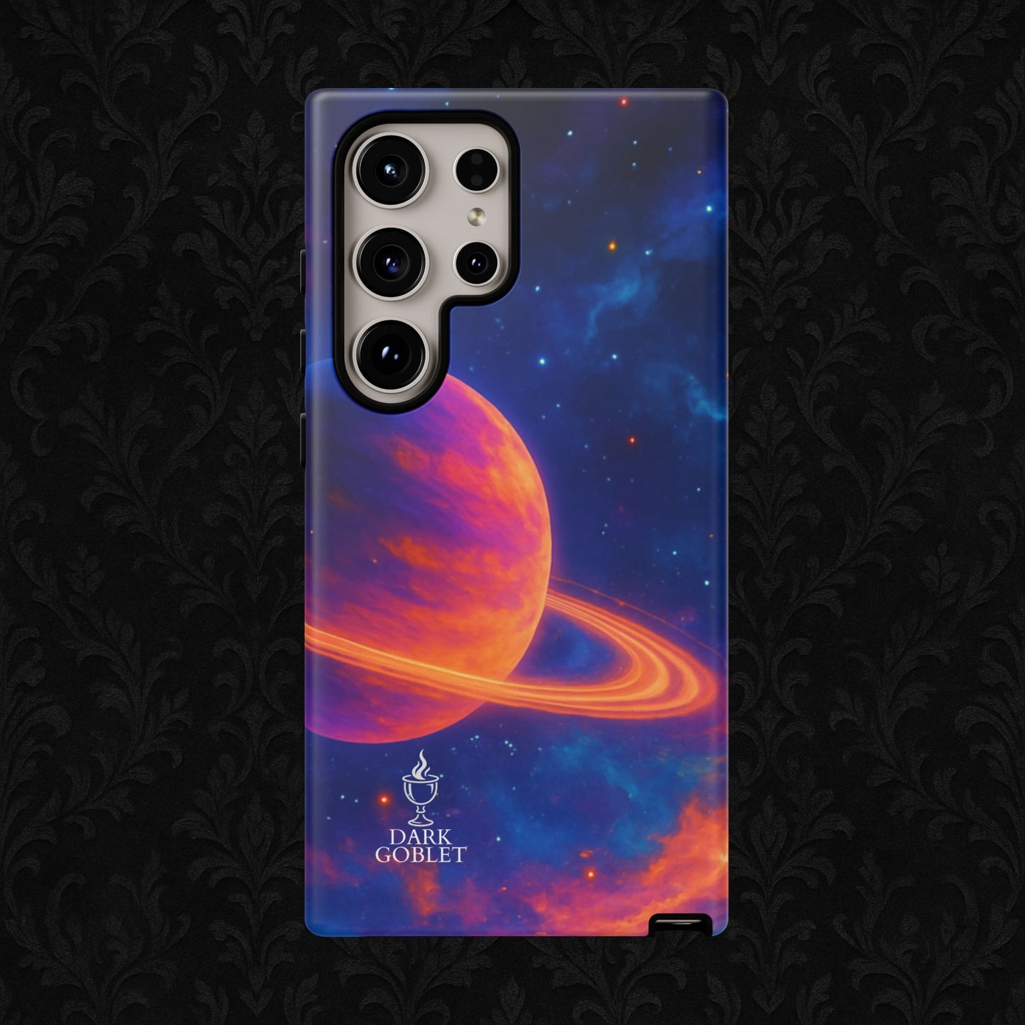 Galaxy Planet Nebula Tough Phone Case — Vibrant Saturn Like Design Tough Case
