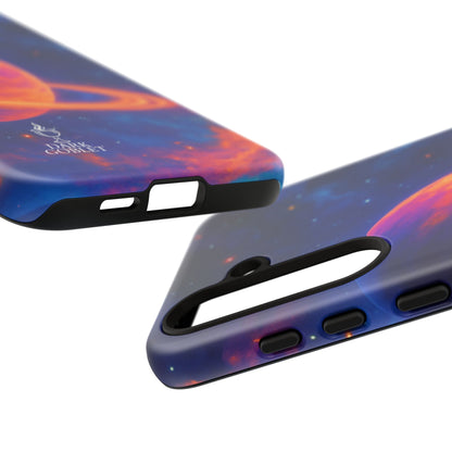 Galaxy Planet Nebula Tough Phone Case — Vibrant Saturn Like Design Tough Case