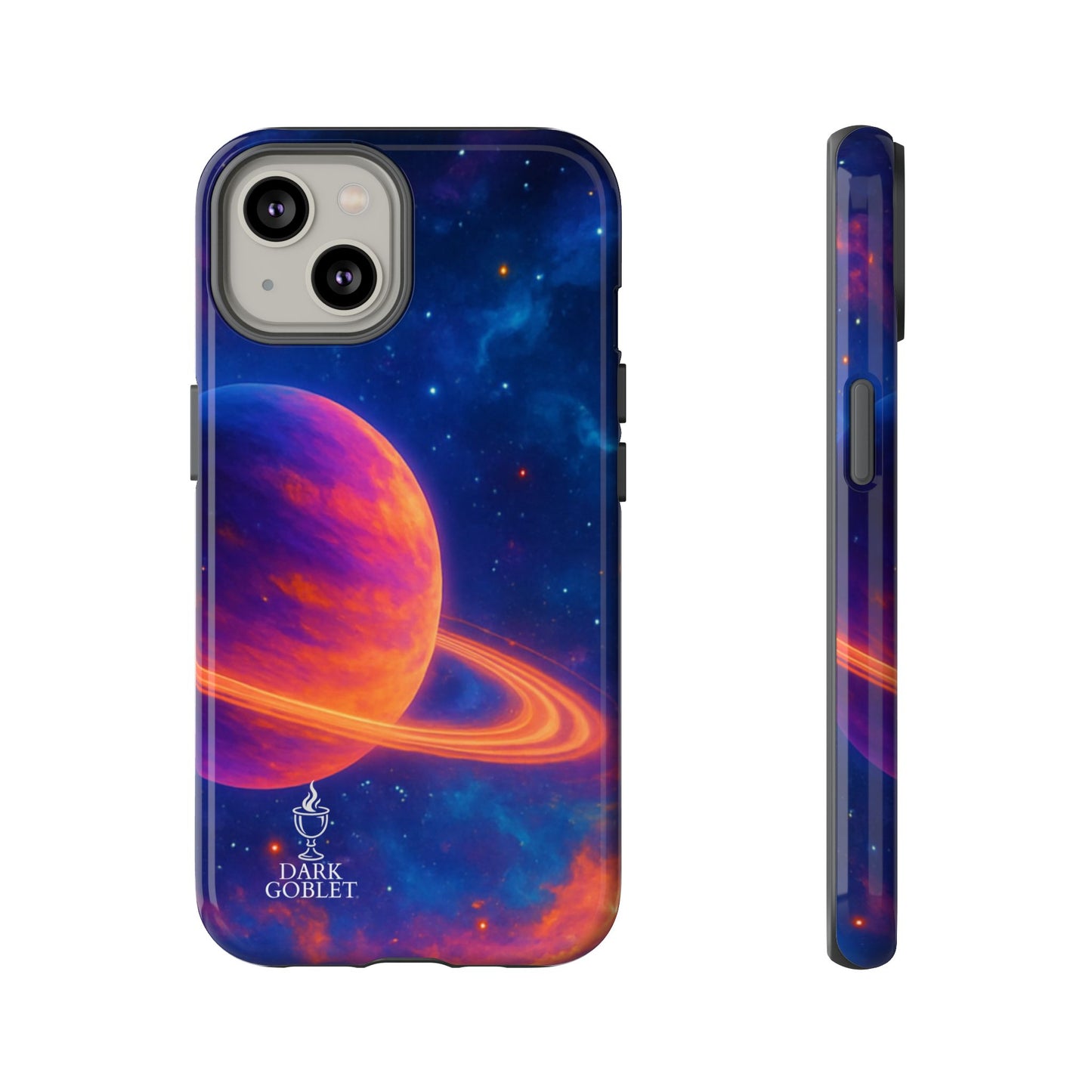 Galaxy Planet Nebula Tough Phone Case — Vibrant Saturn Like Design Tough Case