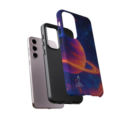 Galaxy Planet Nebula Tough Phone Case — Vibrant Saturn Like Design Tough Case