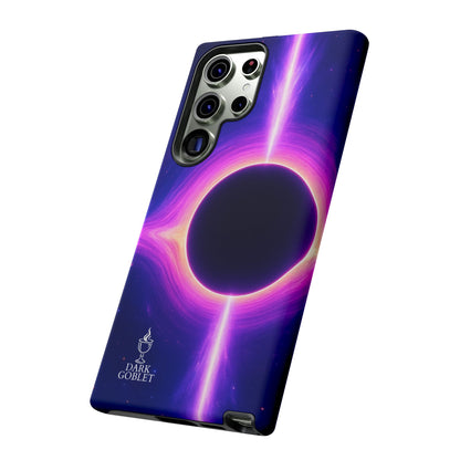 Galaxy Black Hole Tough Phone Case — Neon Space Black Hole Design