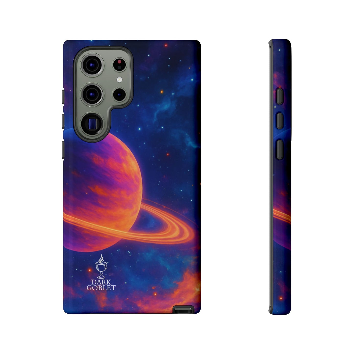 Galaxy Planet Nebula Tough Phone Case — Vibrant Saturn Like Design Tough Case