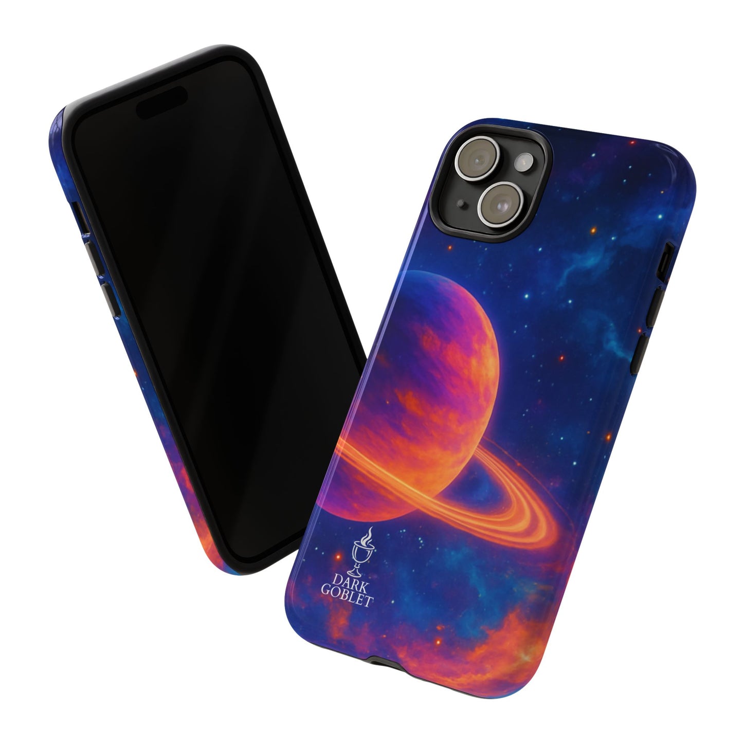 Galaxy Planet Nebula Tough Phone Case — Vibrant Saturn Like Design Tough Case