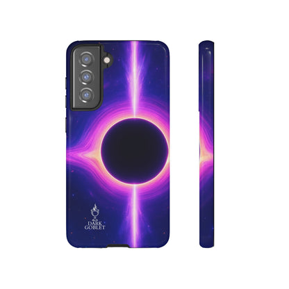 Galaxy Black Hole Tough Phone Case — Neon Space Black Hole Design