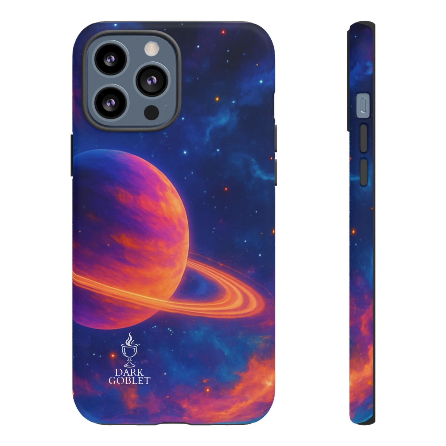 Galaxy Planet Nebula Tough Phone Case — Vibrant Saturn Like Design Tough Case