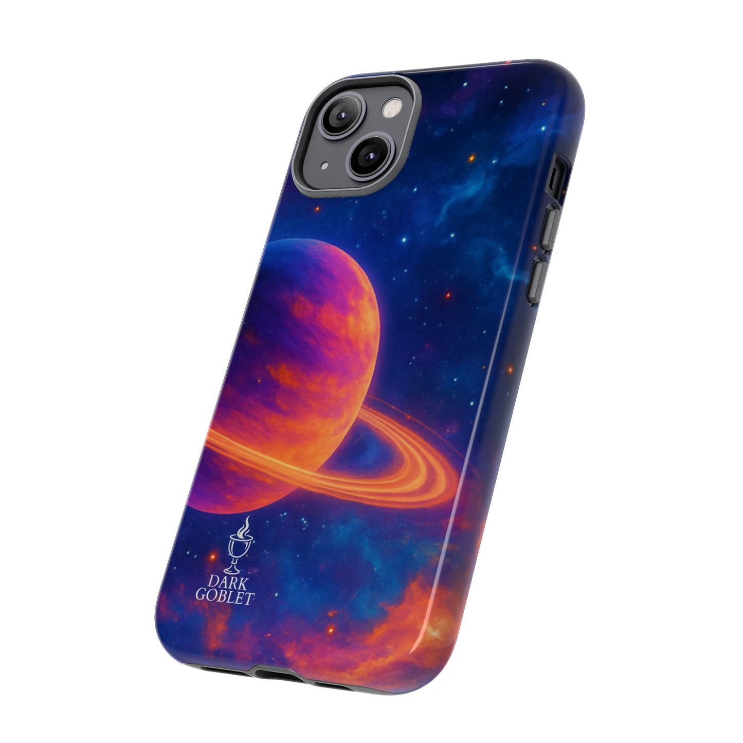 Galaxy Planet Nebula Tough Phone Case — Vibrant Saturn Like Design Tough Case