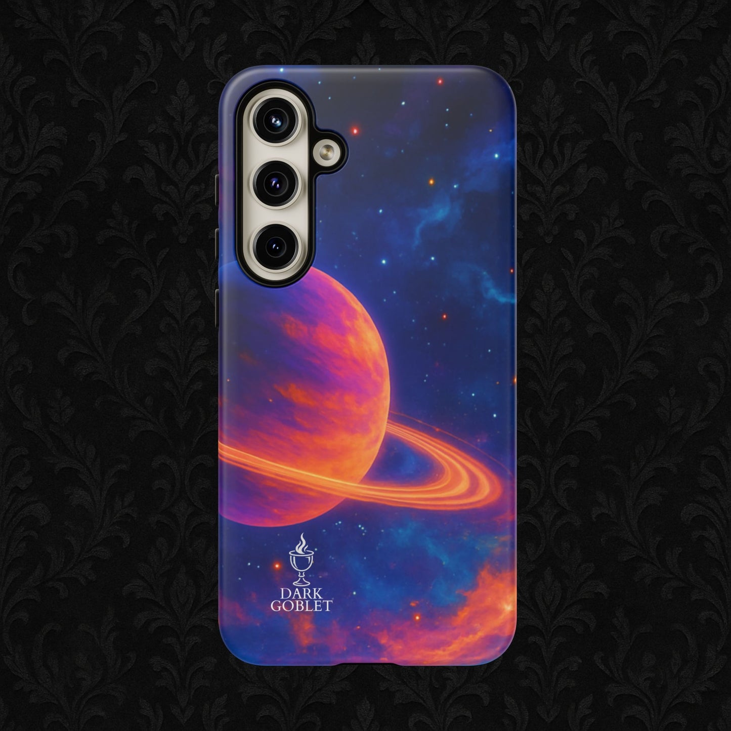 Galaxy Planet Nebula Tough Phone Case — Vibrant Saturn Like Design Tough Case