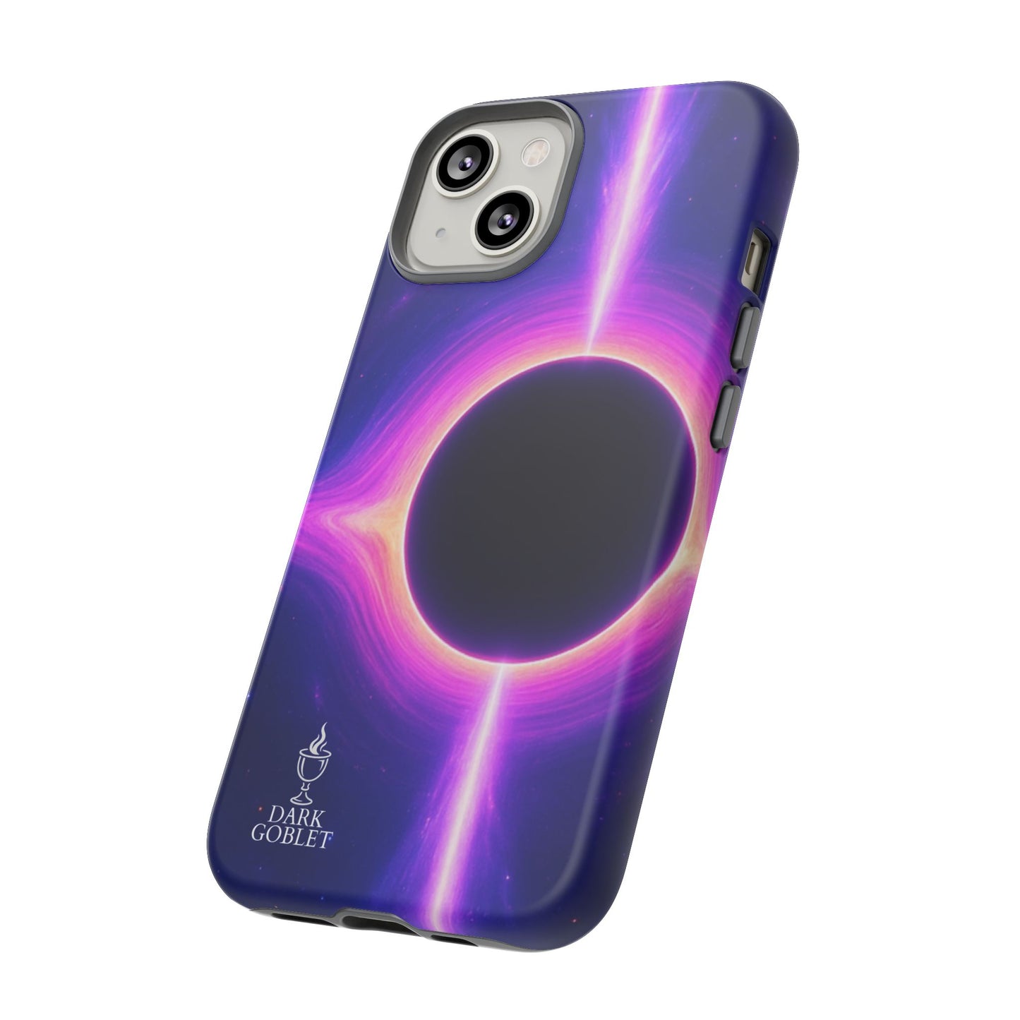 Galaxy Black Hole Tough Phone Case — Neon Space Black Hole Design