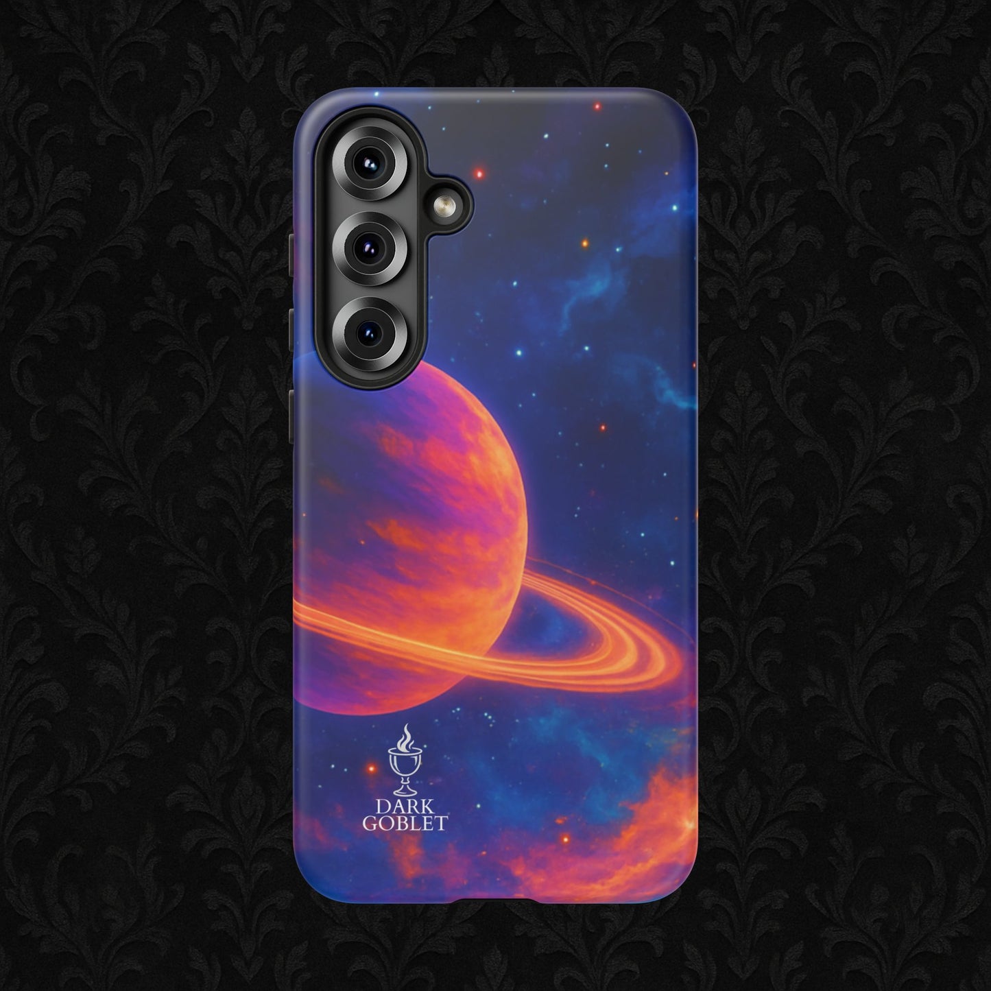 Galaxy Planet Nebula Tough Phone Case — Vibrant Saturn Like Design Tough Case
