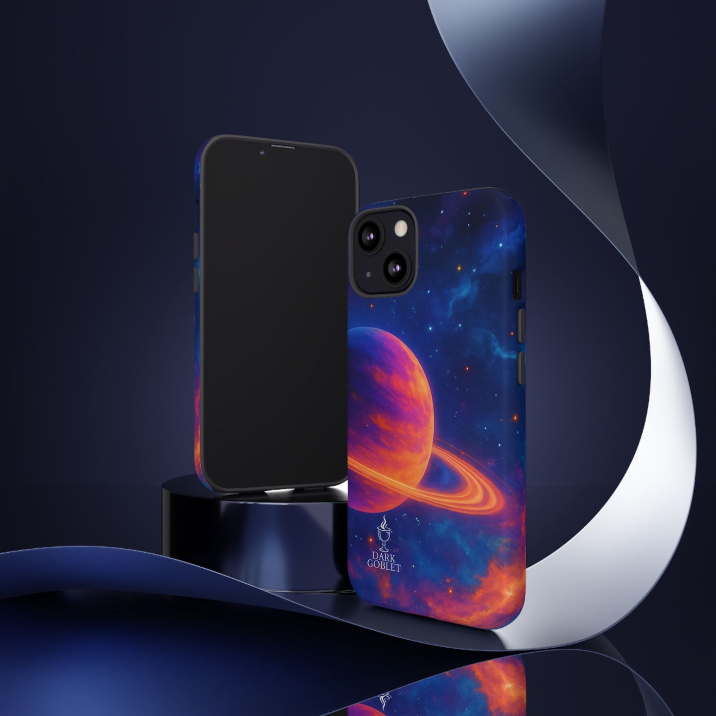 Galaxy Planet Nebula Tough Phone Case — Vibrant Saturn Like Design Tough Case