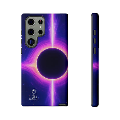 Galaxy Black Hole Tough Phone Case — Neon Space Black Hole Design