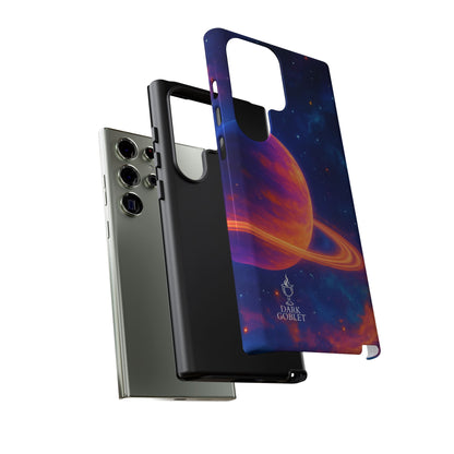 Galaxy Planet Nebula Tough Phone Case — Vibrant Saturn Like Design Tough Case