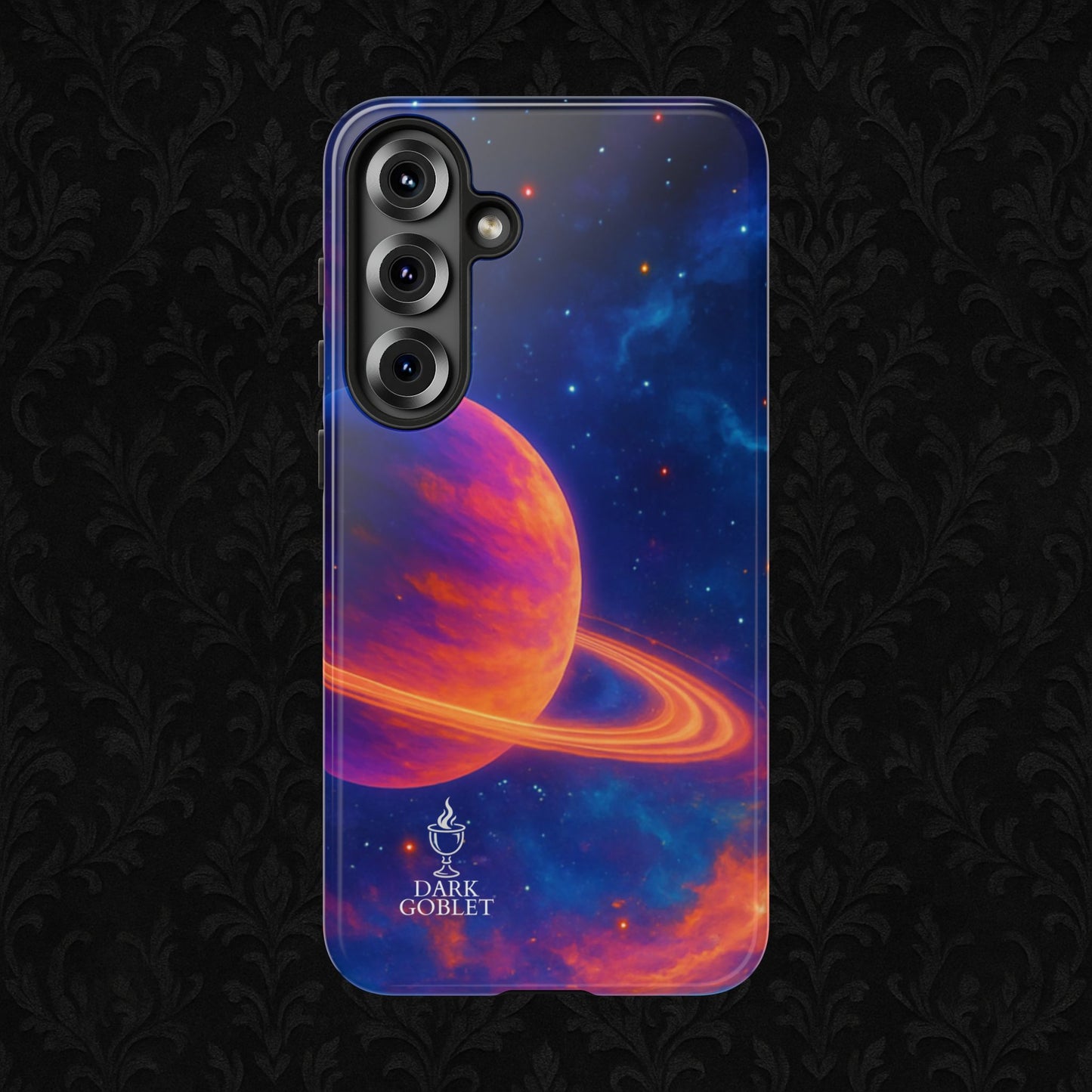 Galaxy Planet Nebula Tough Phone Case — Vibrant Saturn Like Design Tough Case