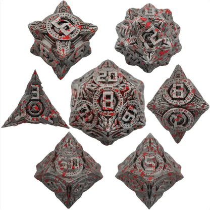 Metal Polyhedral Dice Set