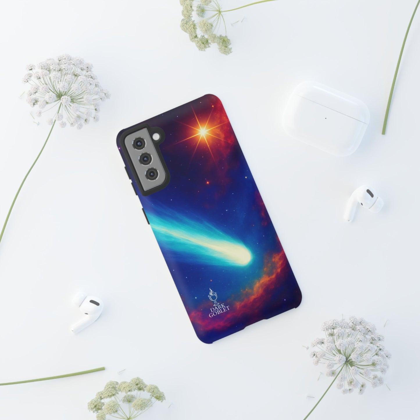 Galaxy Comet Tough Phone Case — Space Nebula Tough Cover