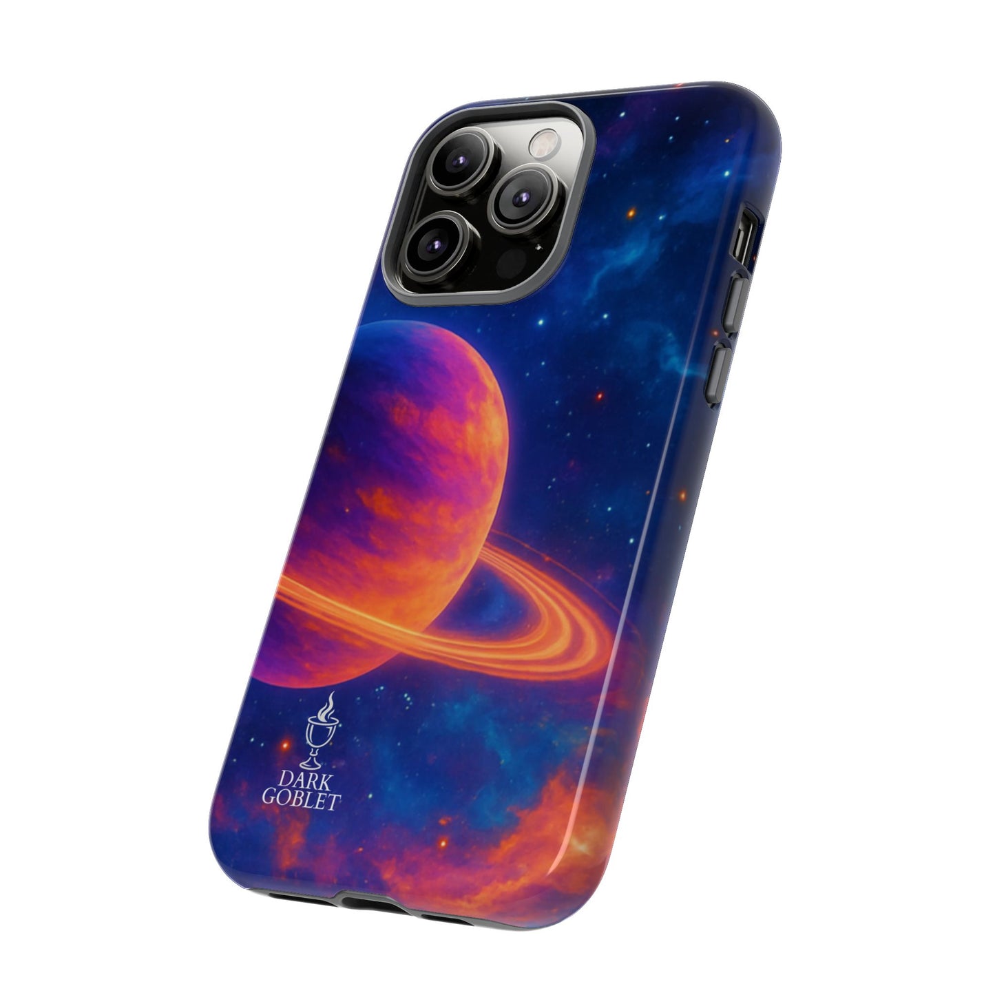 Galaxy Planet Nebula Tough Phone Case — Vibrant Saturn Like Design Tough Case