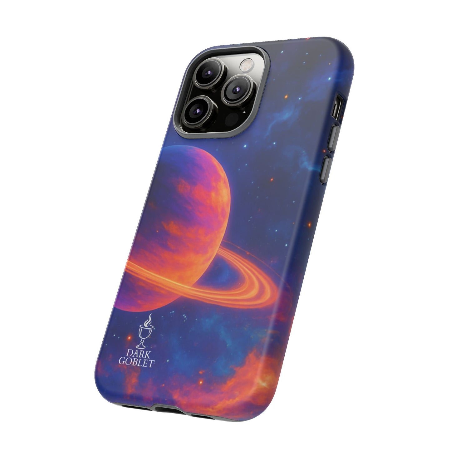 Galaxy Planet Nebula Tough Phone Case — Vibrant Saturn Like Design Tough Case