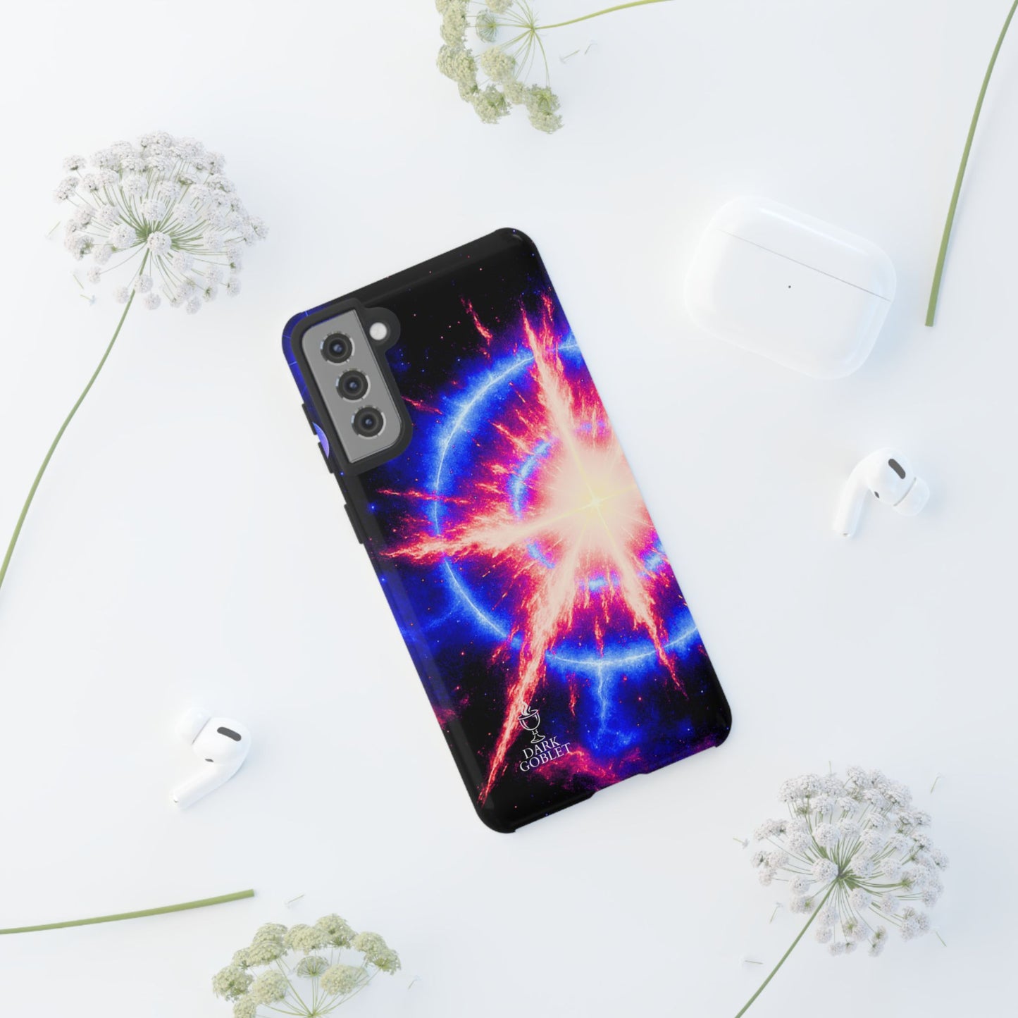 Galaxy Starburst Phone Case — Cosmic Starburst Tough Protective Cover