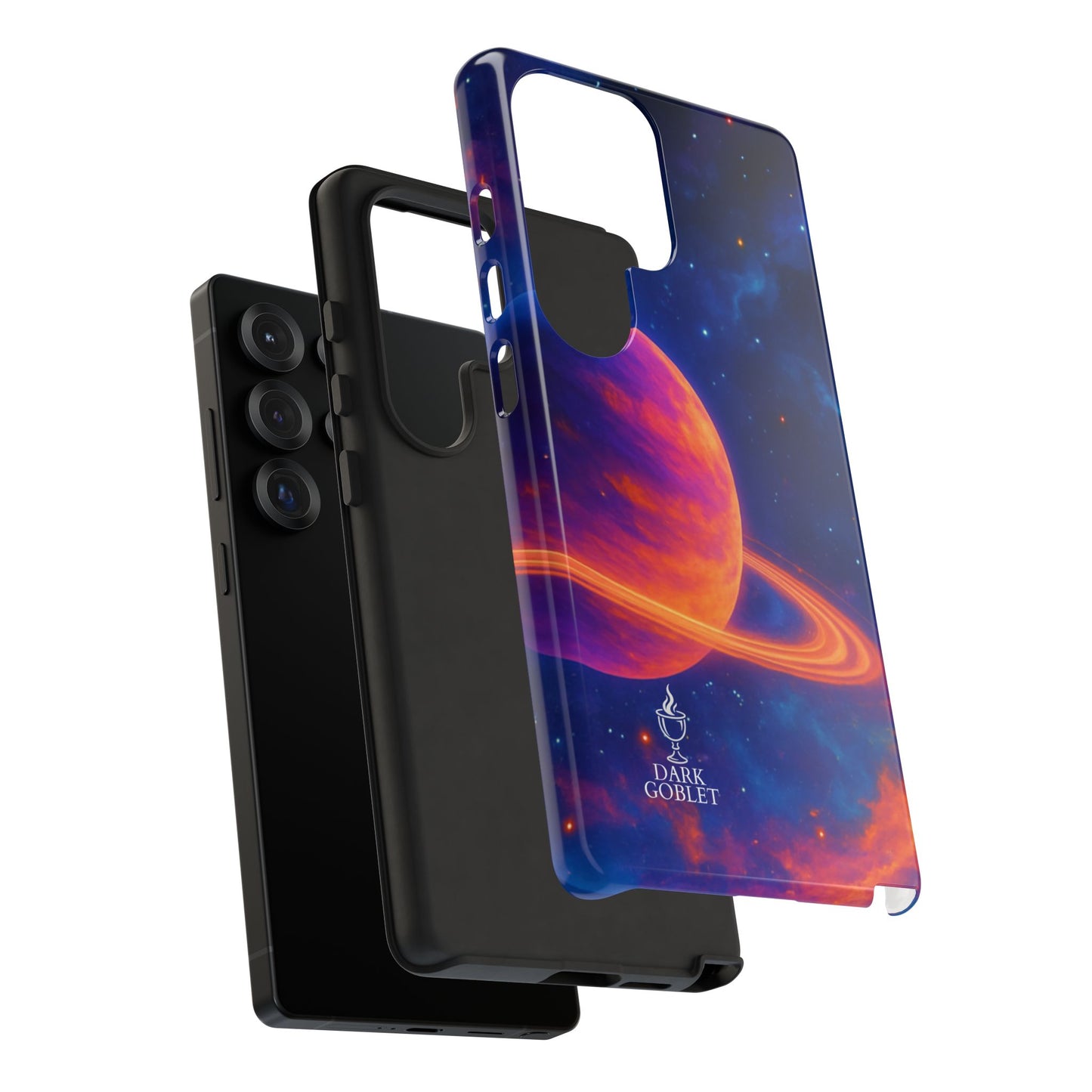Galaxy Planet Nebula Tough Phone Case — Vibrant Saturn Like Design Tough Case