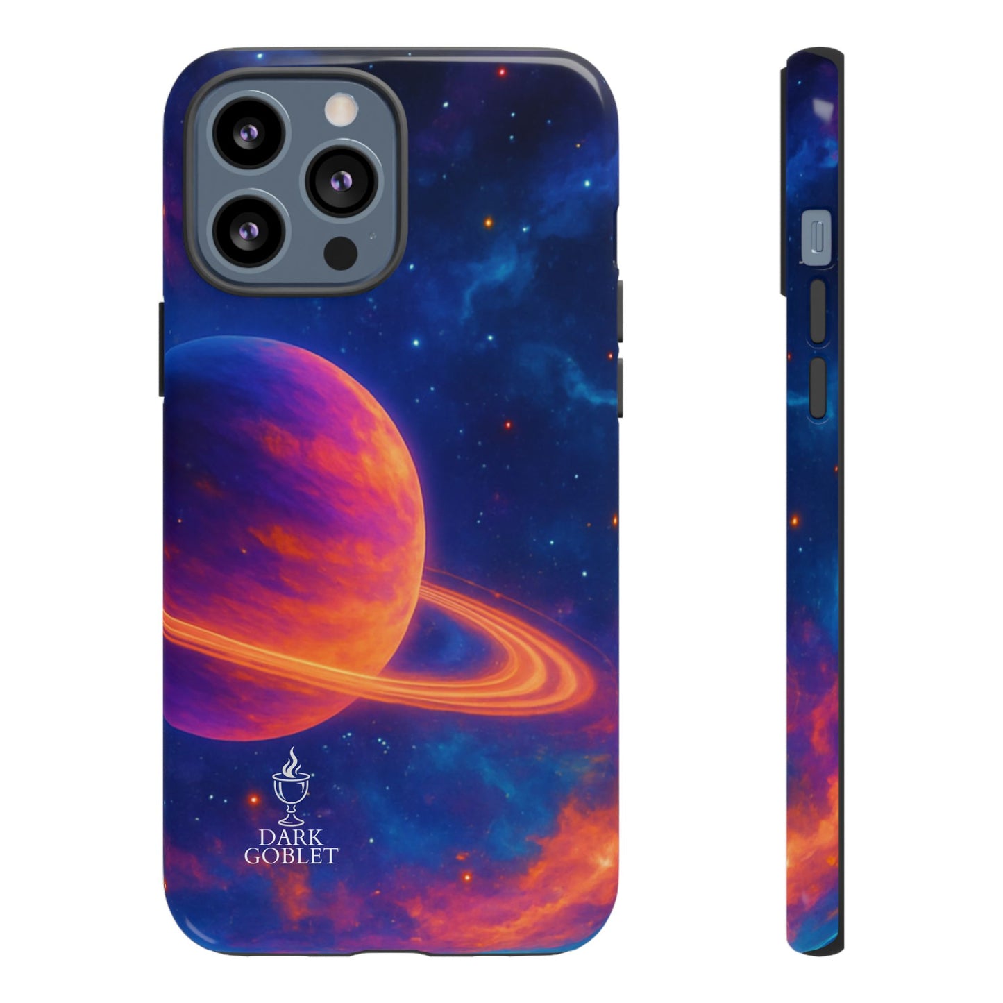Galaxy Planet Nebula Tough Phone Case — Vibrant Saturn Like Design Tough Case