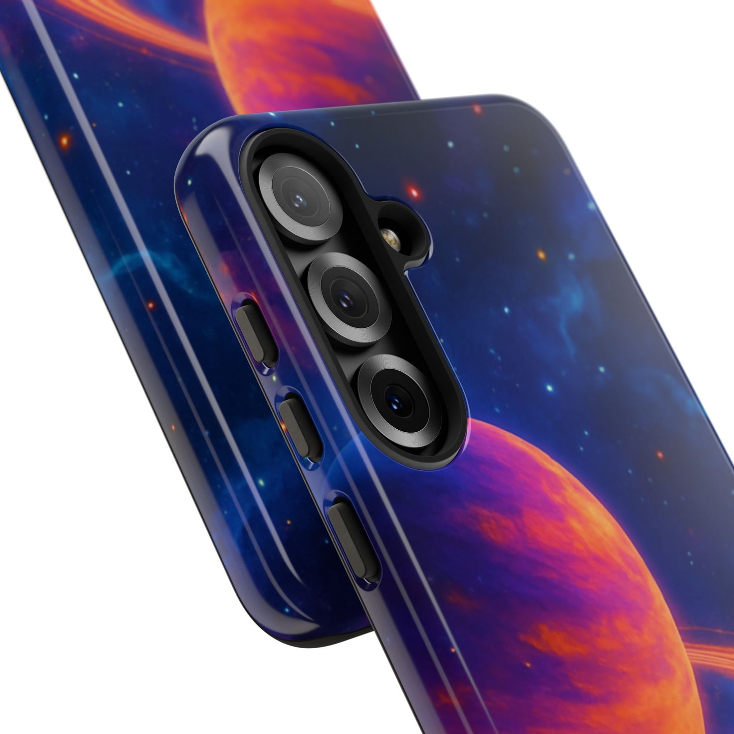 Galaxy Planet Nebula Tough Phone Case — Vibrant Saturn Like Design Tough Case