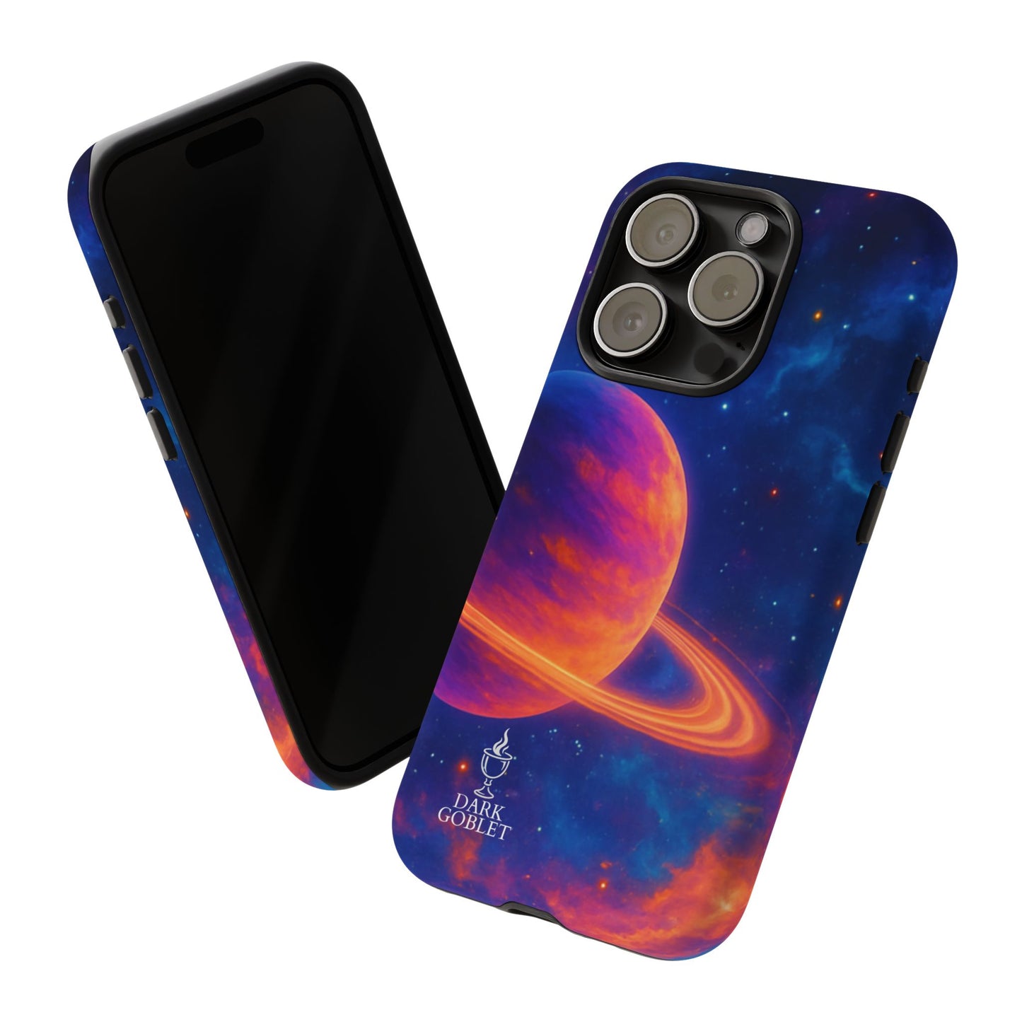 Galaxy Planet Nebula Tough Phone Case — Vibrant Saturn Like Design Tough Case