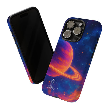 Galaxy Planet Nebula Tough Phone Case — Vibrant Saturn Like Design Tough Case