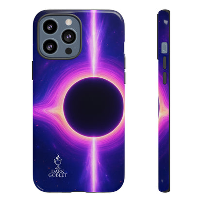 Galaxy Black Hole Tough Phone Case — Neon Space Black Hole Design